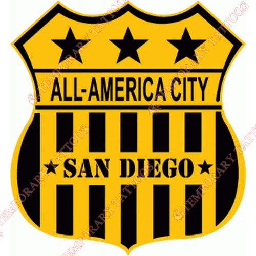 San Diego Chargers Customize Temporary Tattoos Stickers NO.737